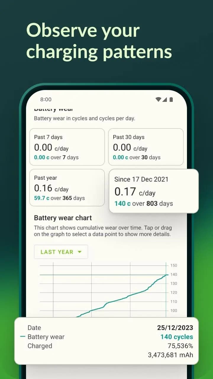 AccuBattery Pro مهكر — لقطة شاشة 4