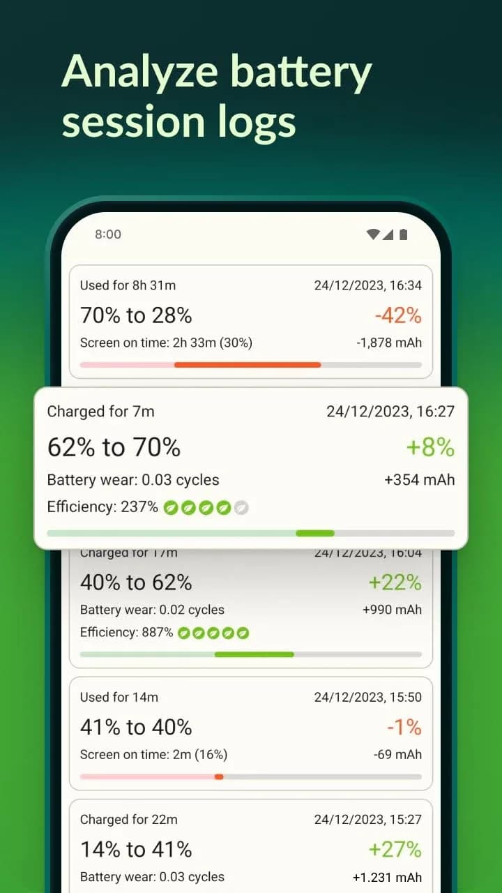 AccuBattery Pro مهكر — لقطة شاشة 7