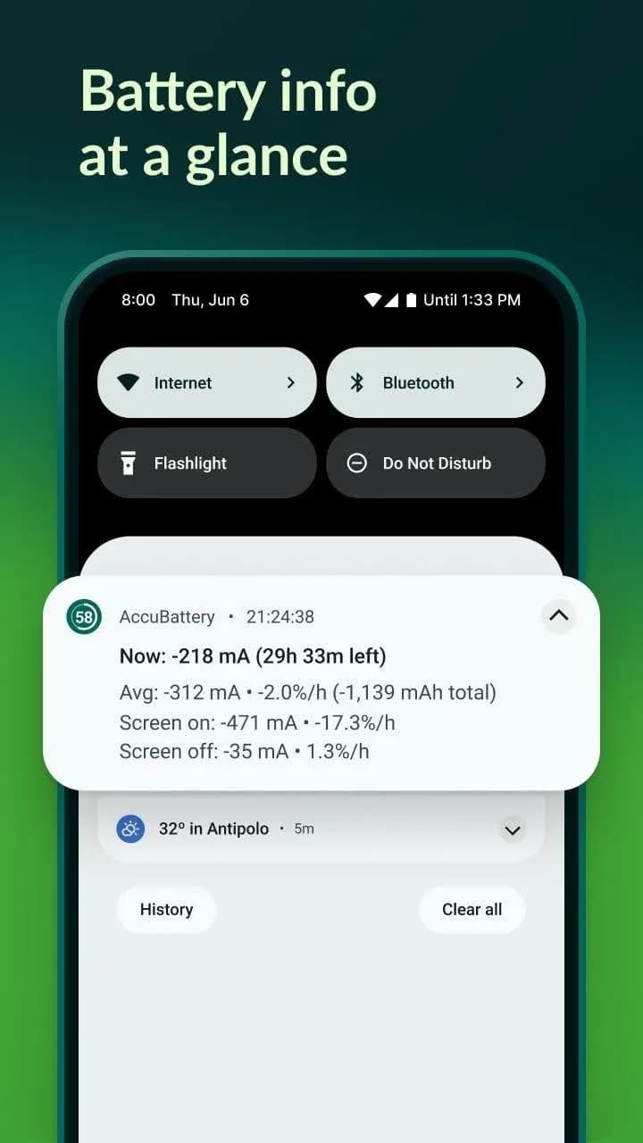 AccuBattery Pro مهكر — لقطة شاشة 8