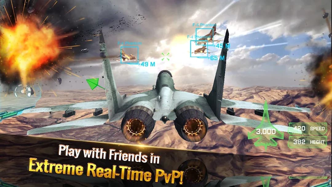 Ace Fighter مهكرة — لقطة شاشة 1