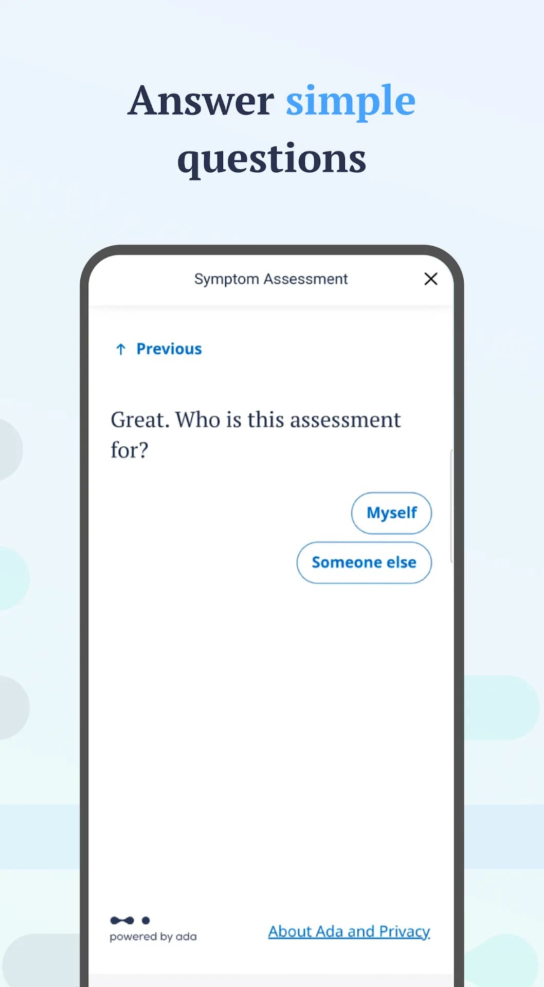 Ada health مهكر — لقطة شاشة 3