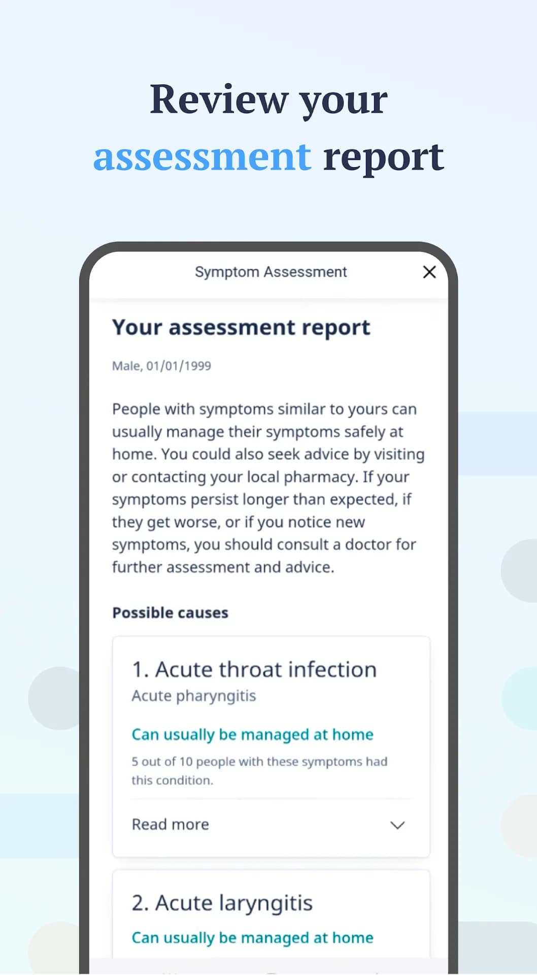 Ada health مهكر — لقطة شاشة 4