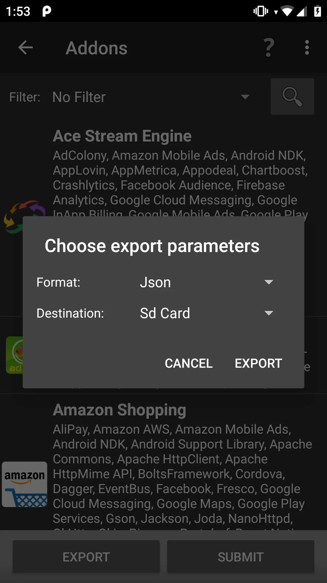 Addons Detector مهكر — لقطة شاشة 4