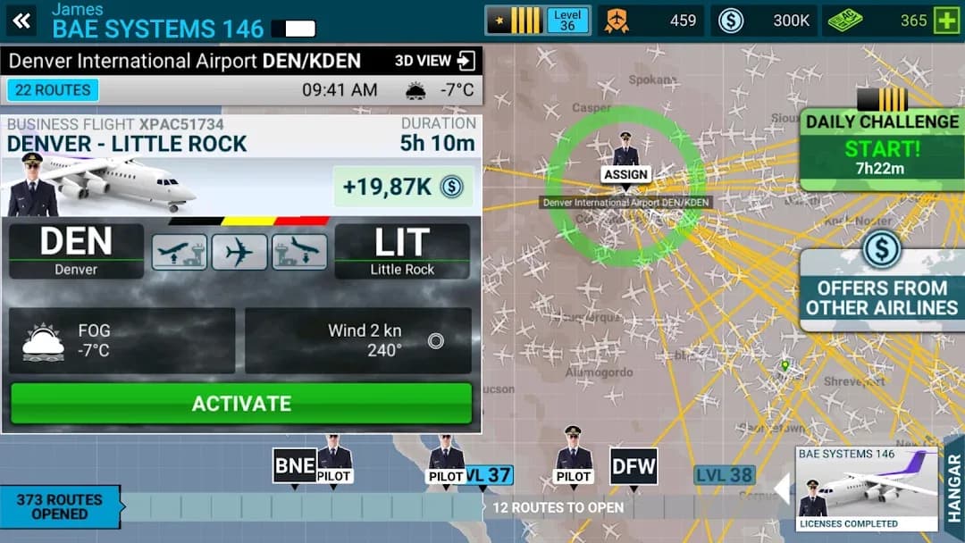 Airline Commander مهكرة — لقطة شاشة 3