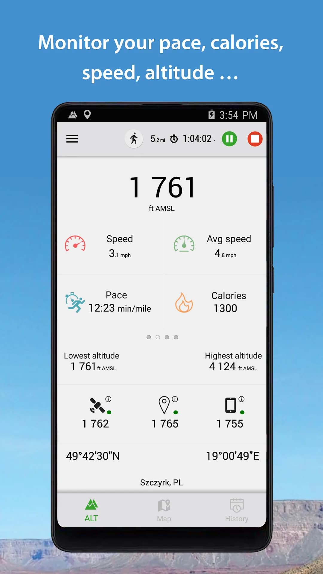 Altimeter مهكر — لقطة شاشة 3