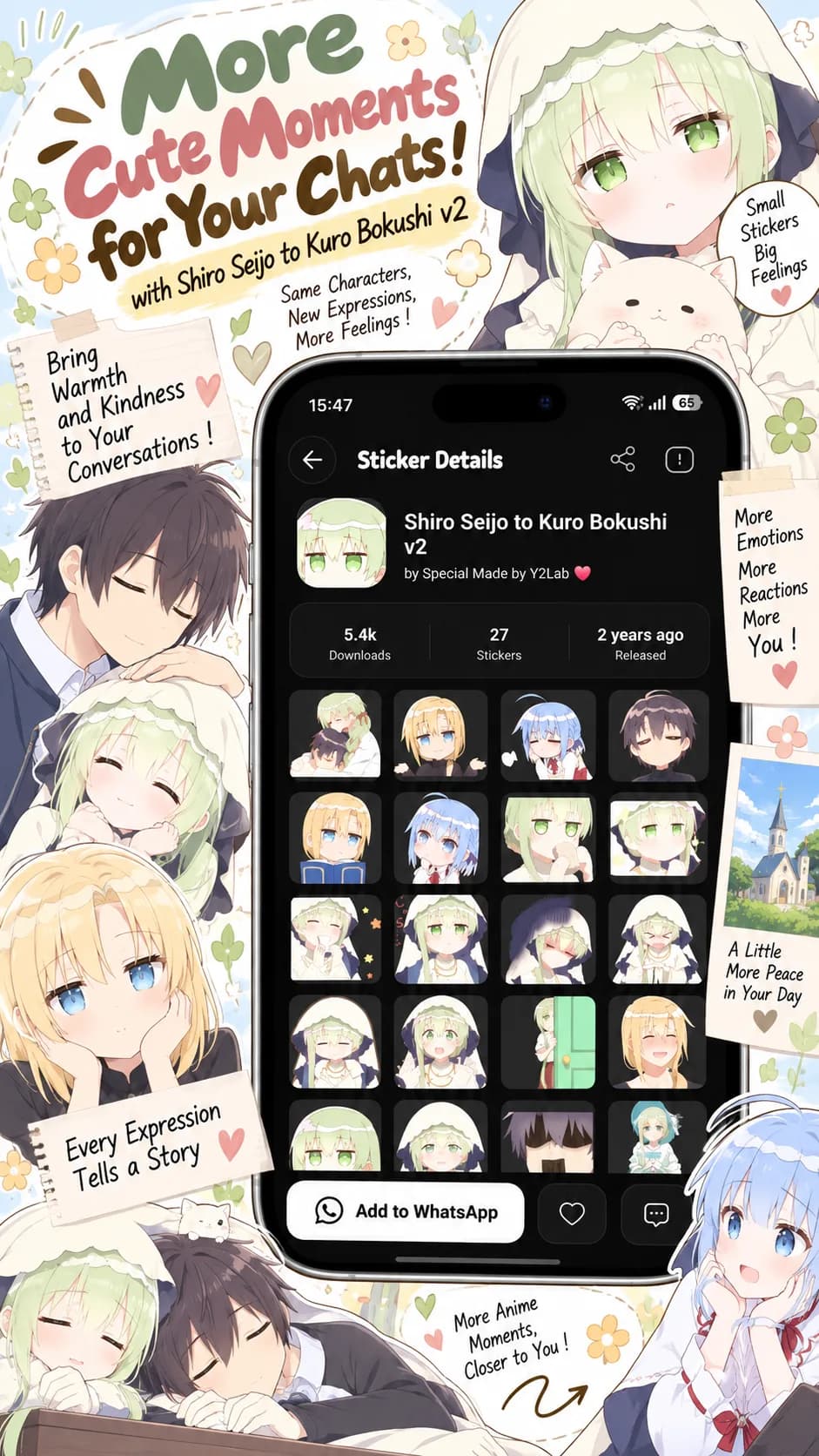 Anime Stickers مهكر — لقطة شاشة 5