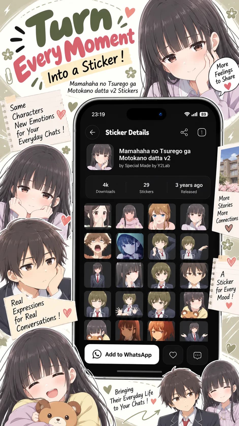 Anime Stickers مهكر — لقطة شاشة 6