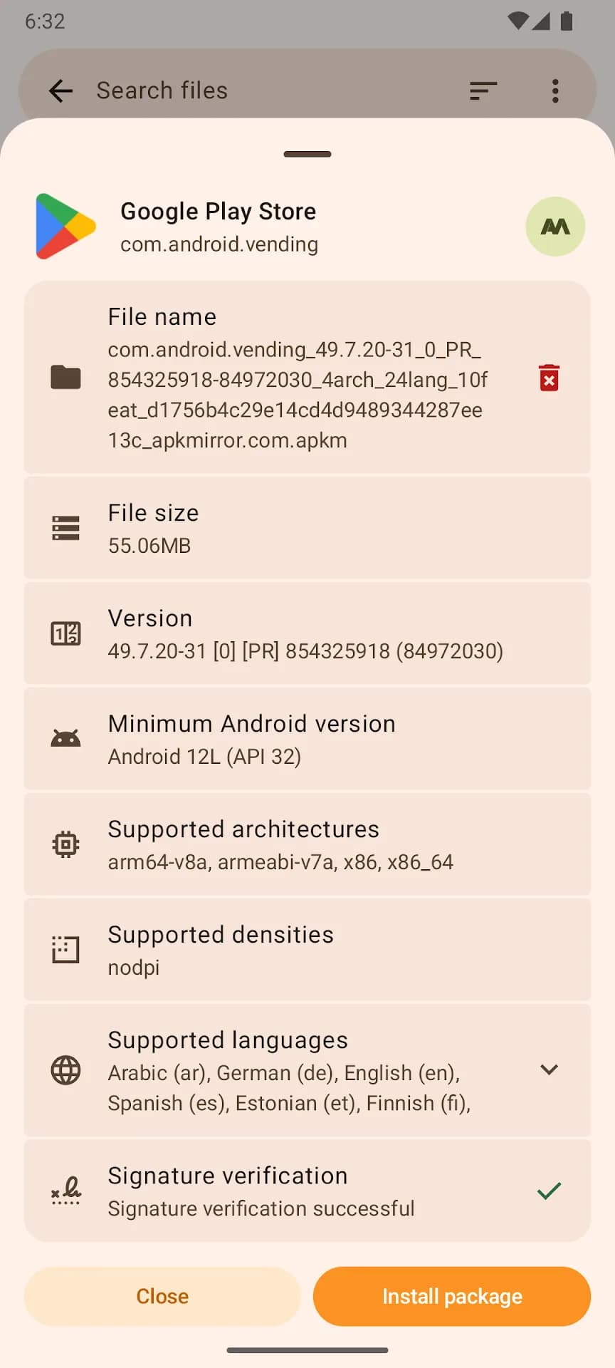 APKMirror Installer مهكر — لقطة شاشة 4