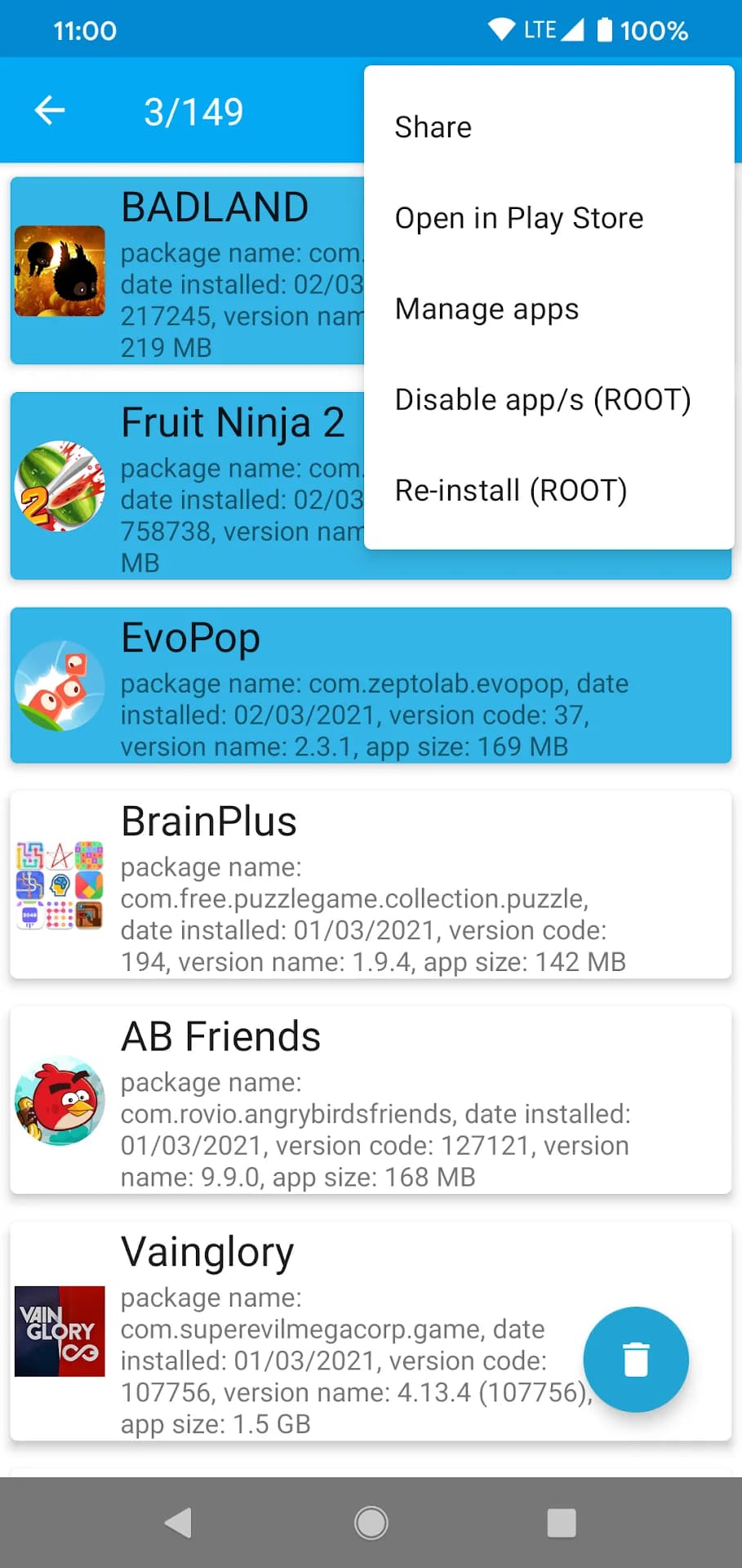 App Manager مهكر — لقطة شاشة 1