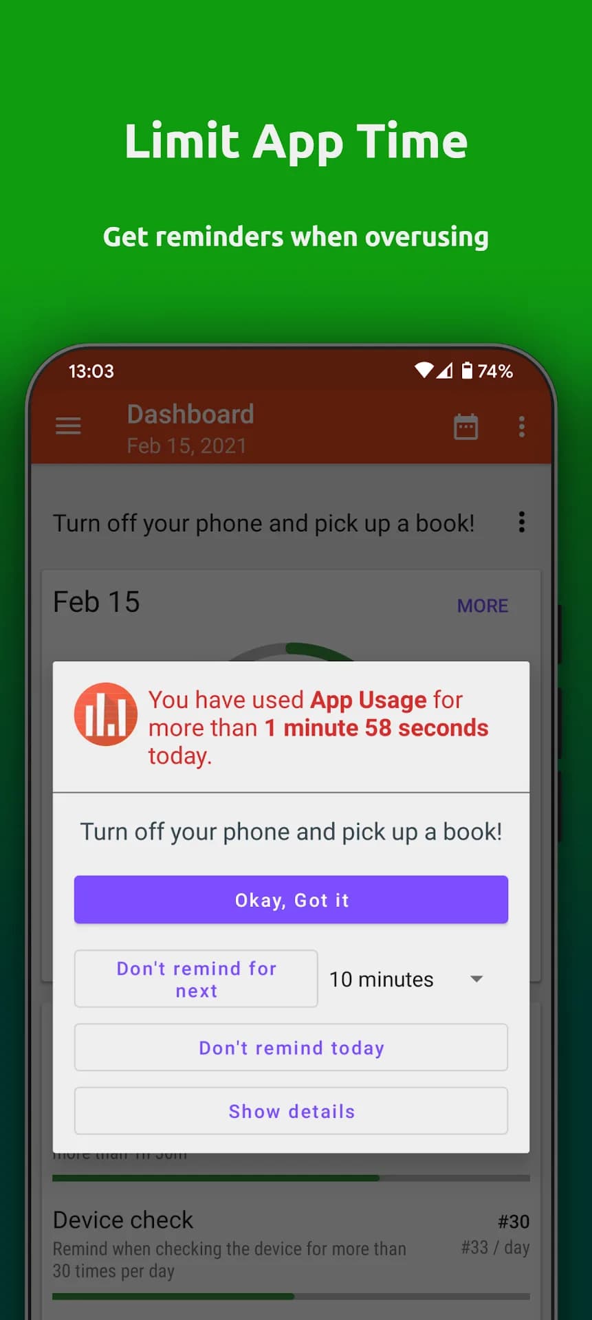 App Usage مهكر — لقطة شاشة 5
