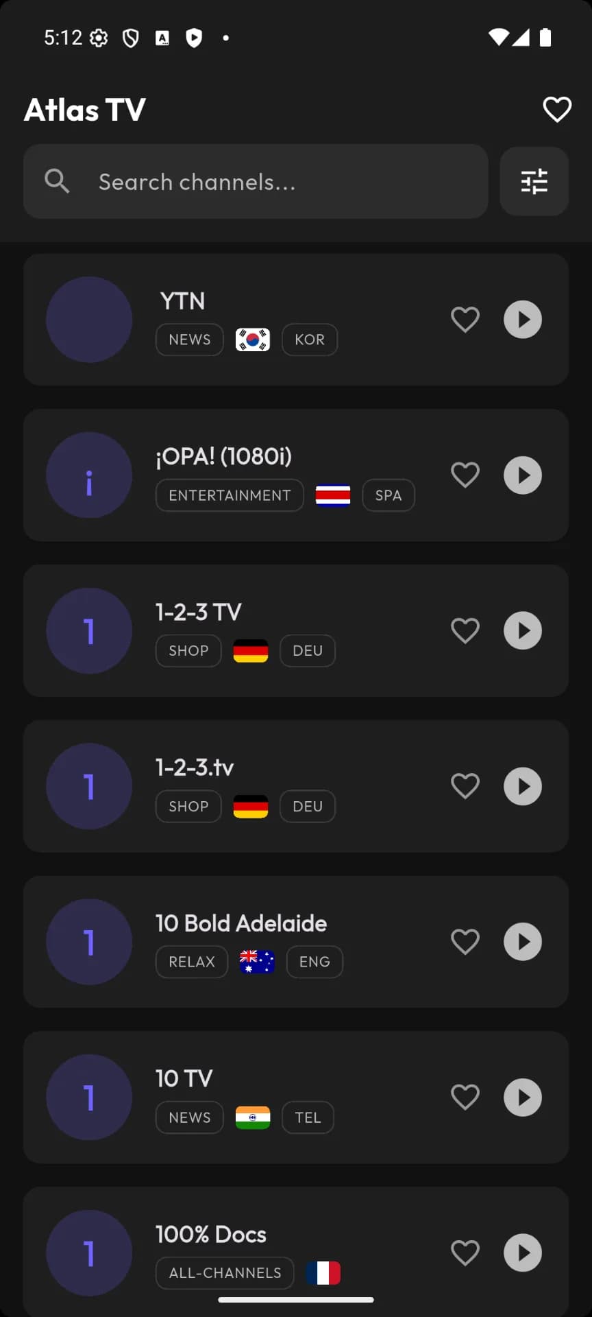 ATLAS TV مهكر — لقطة شاشة 2