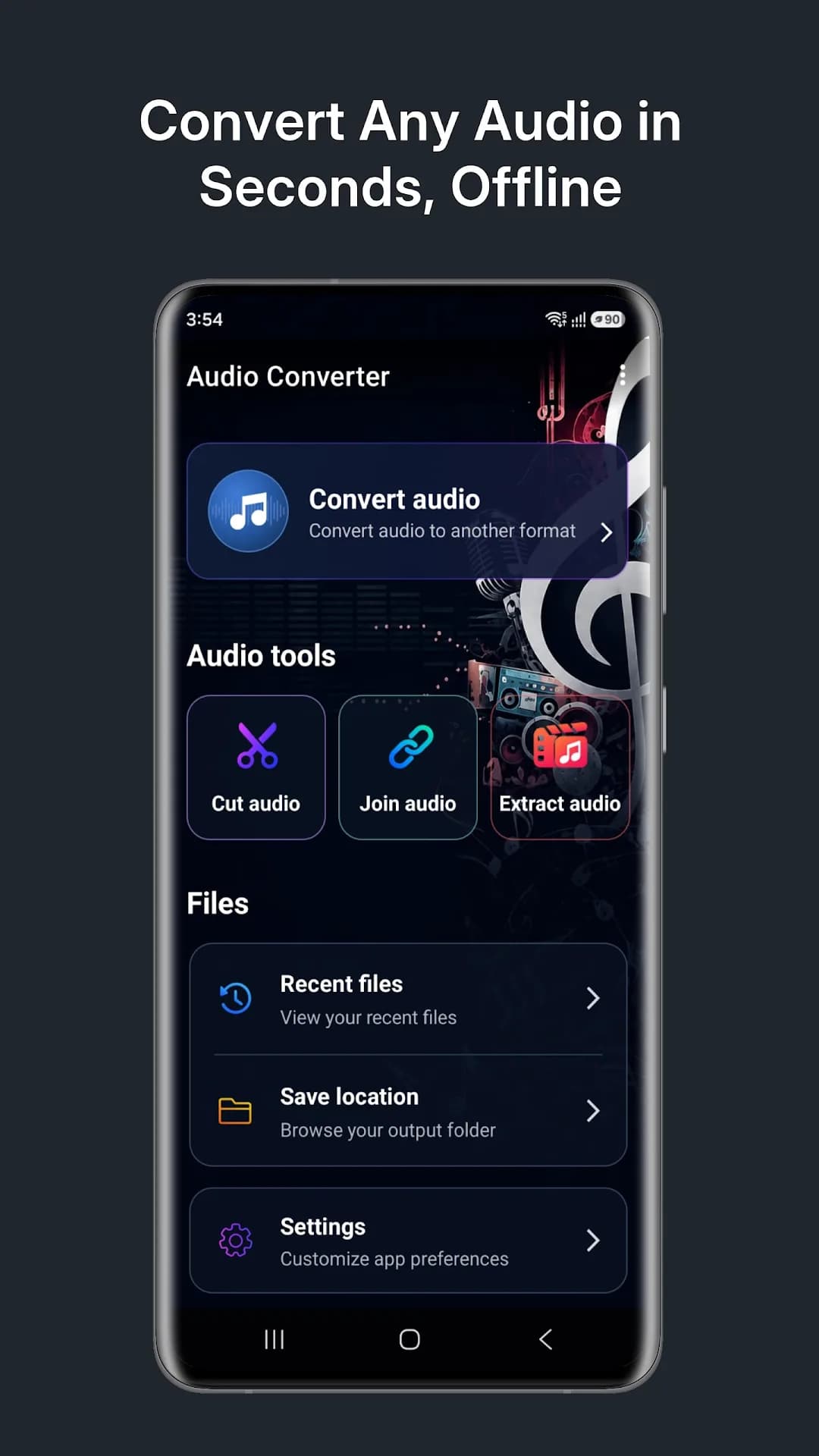 Audio Converter مهكر — لقطة شاشة 1