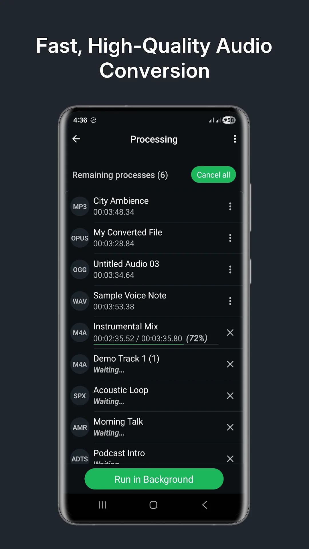 Audio Converter مهكر — لقطة شاشة 6