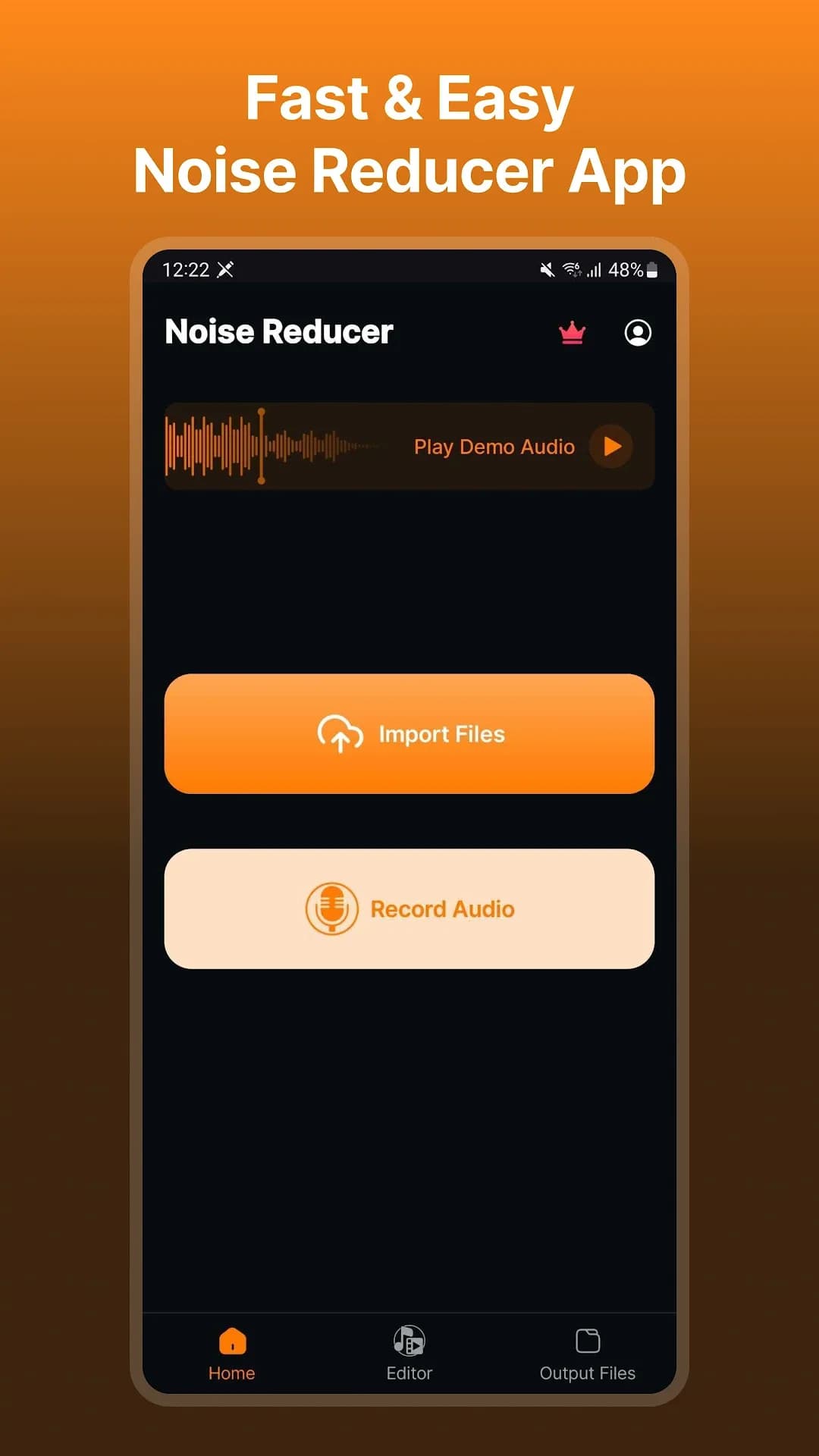 Audio Noise Reducer مهكر — لقطة شاشة 2