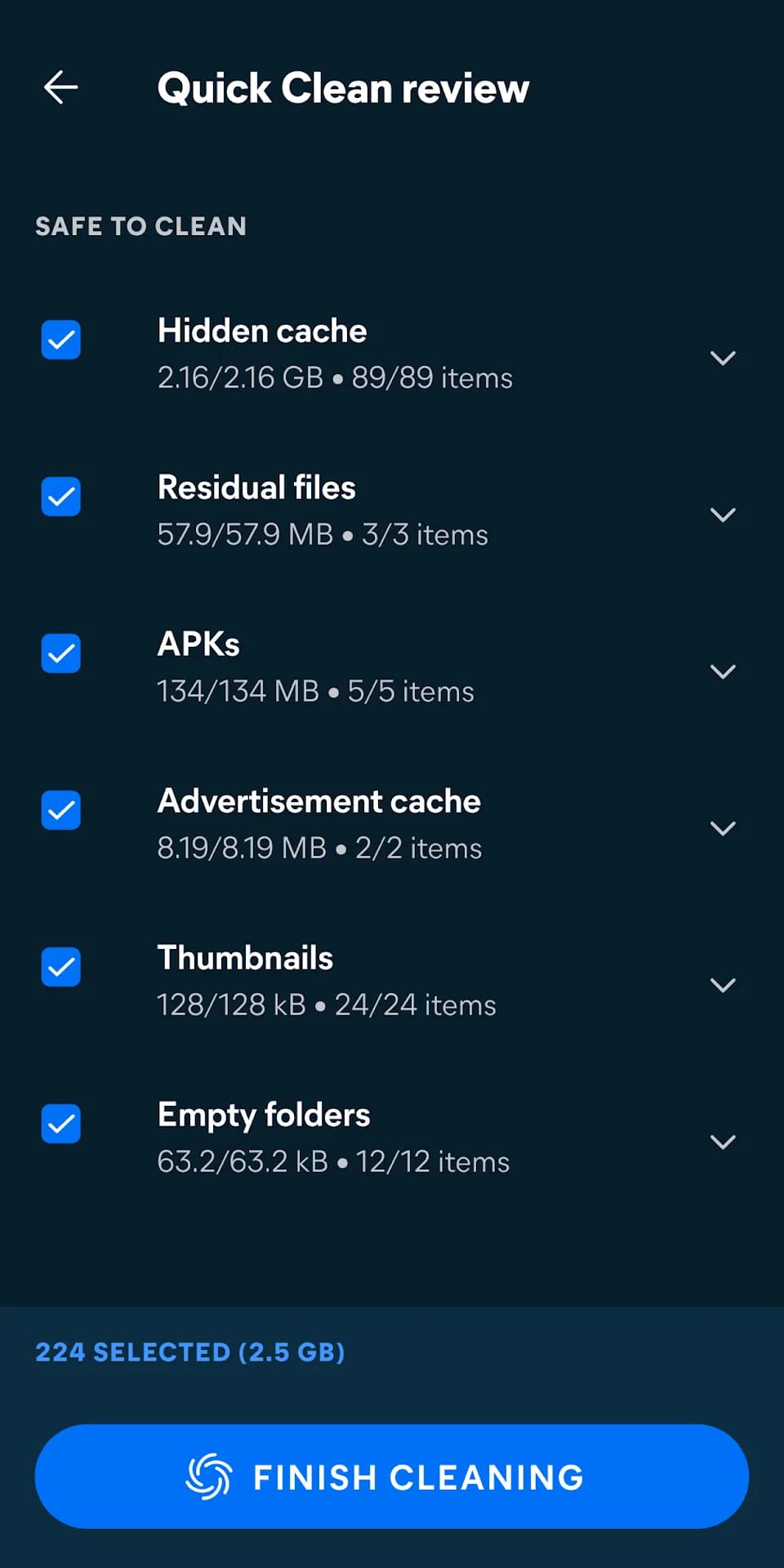 Avast Cleanup Premium مهكر — لقطة شاشة 2