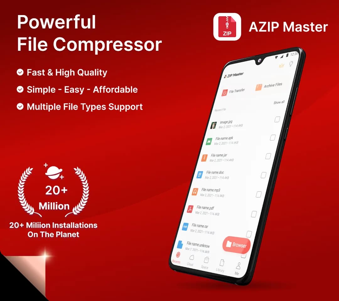AZIP Master مهكر — لقطة شاشة 1