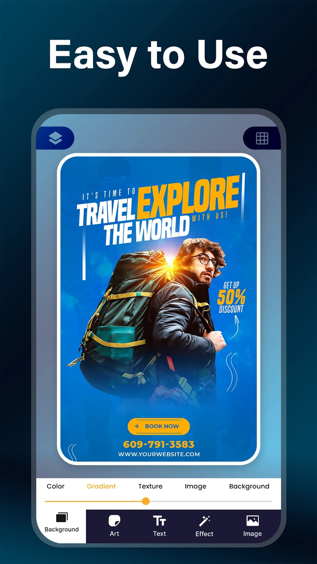 Banner Maker مهكر — لقطة شاشة 2