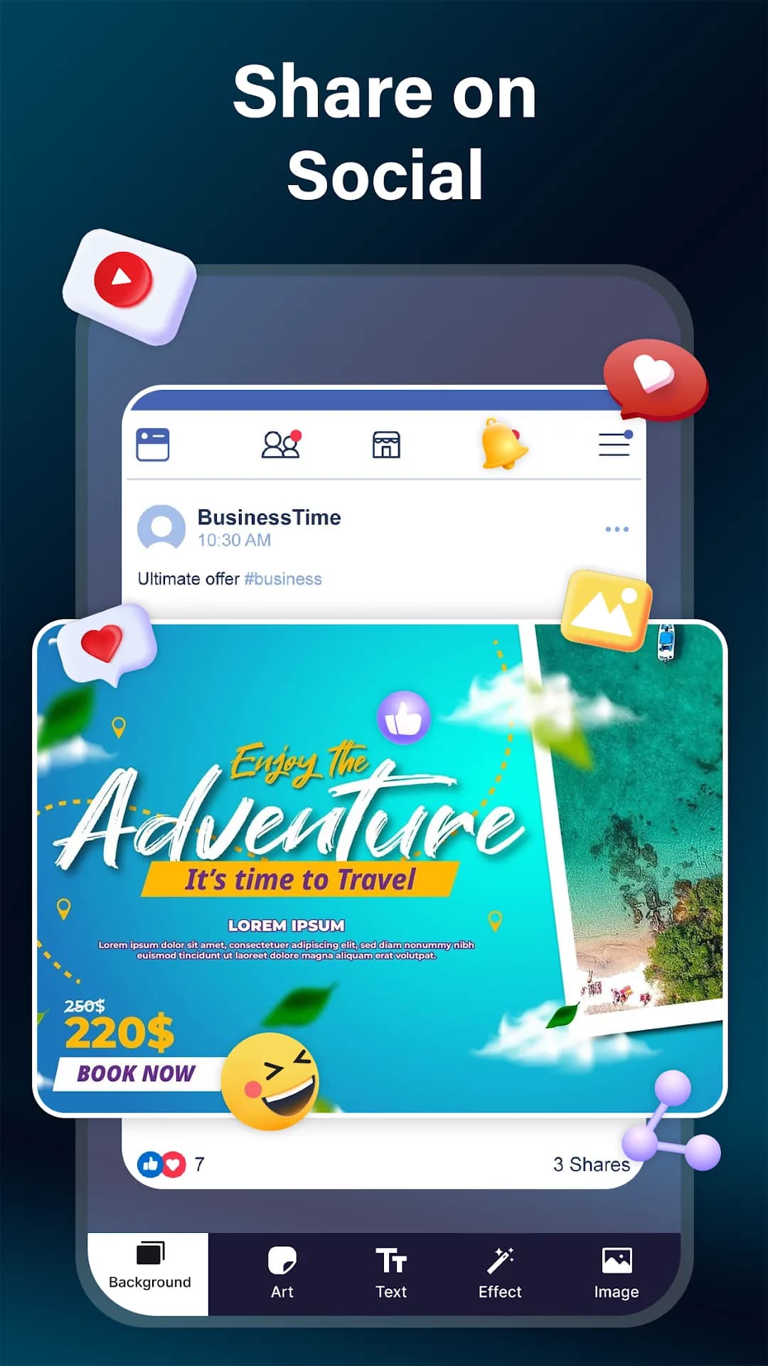 Banner Maker مهكر — لقطة شاشة 7