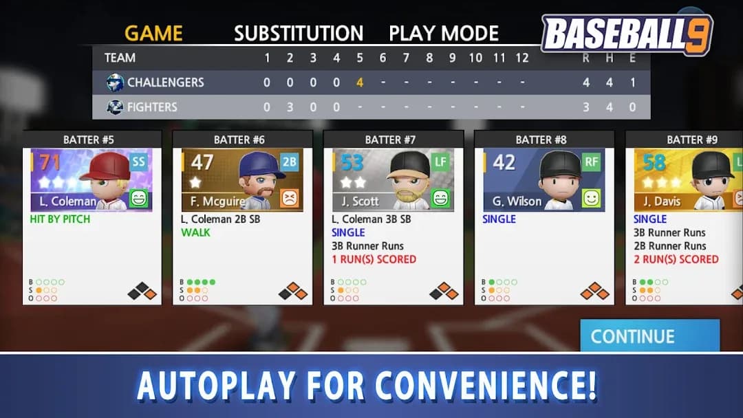 BASEBALL 9 مهكرة — لقطة شاشة 7
