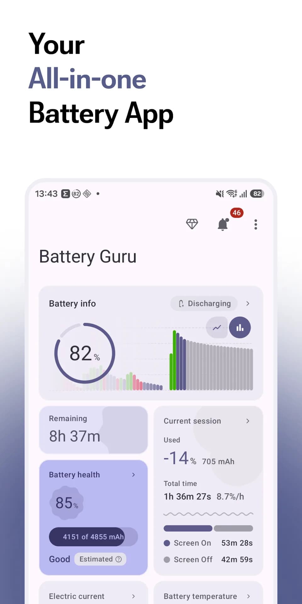 Battery Guru مهكر — لقطة شاشة 1