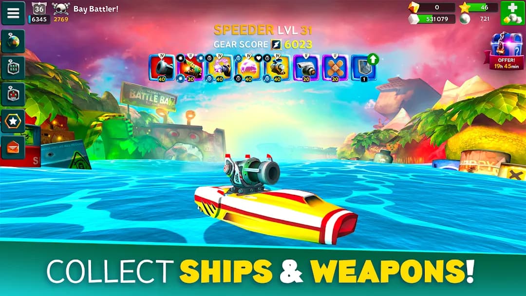 Battle Bay مهكرة — لقطة شاشة 1