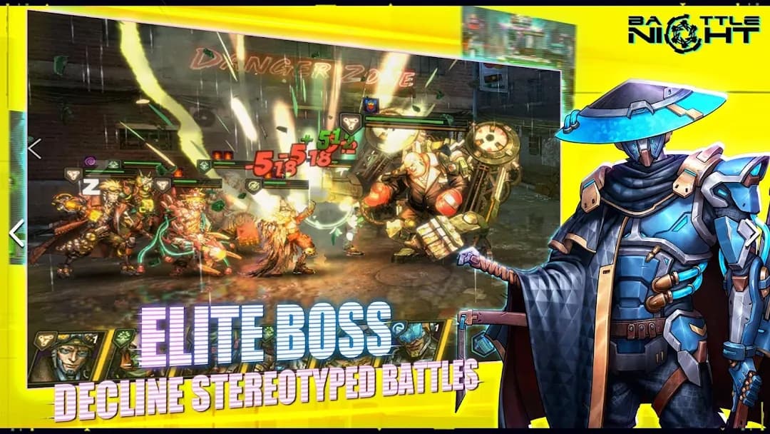 Battle Night Cyberpunk RPG مهكرة — لقطة شاشة 2