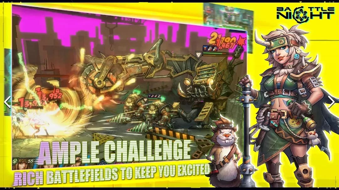 Battle Night Cyberpunk RPG مهكرة — لقطة شاشة 6