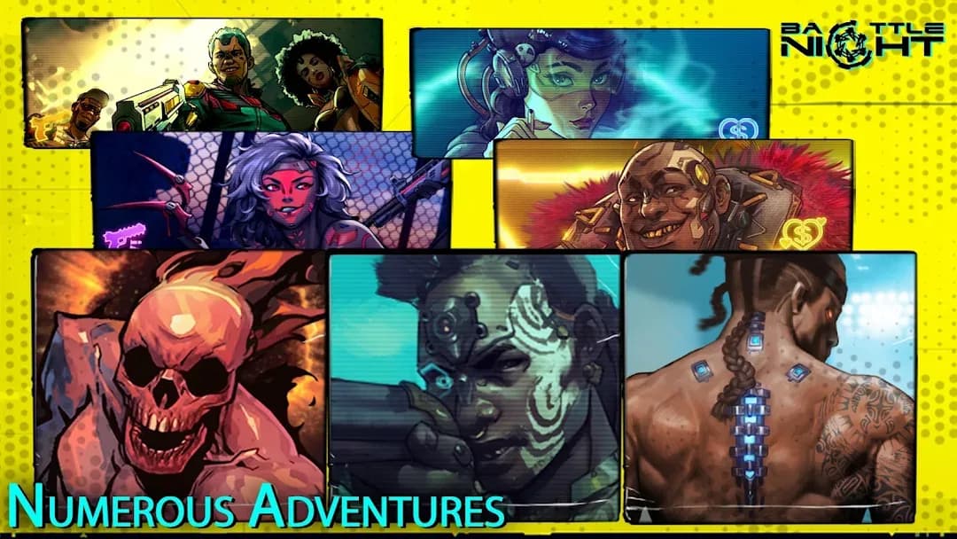 Battle Night Cyberpunk RPG مهكرة — لقطة شاشة 8