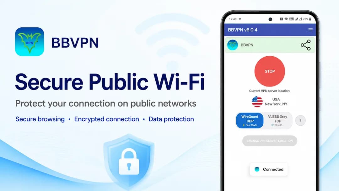 BBVPN Vpn مهكر — لقطة شاشة 8