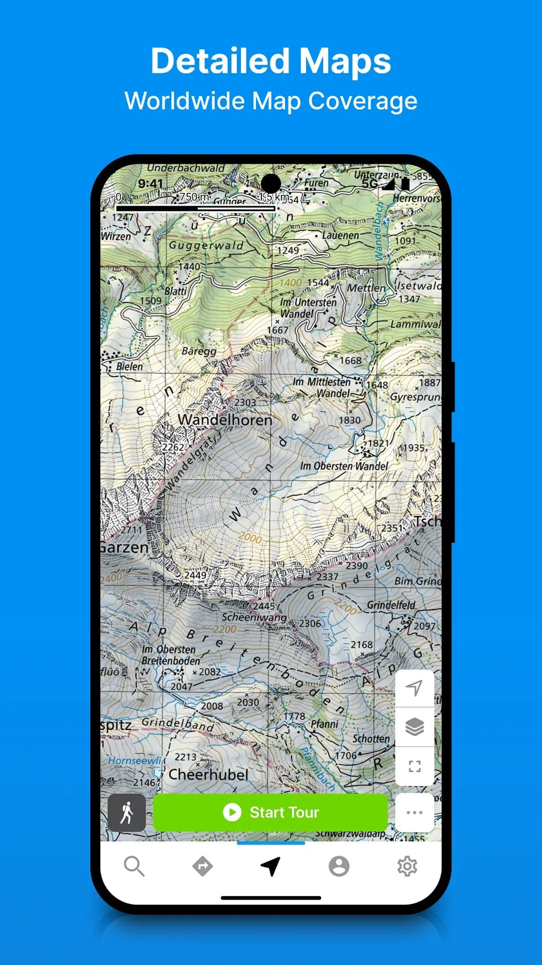 Bergfex Tours مهكر — لقطة شاشة 8