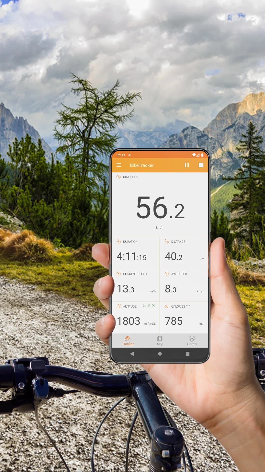 Bike Tracker مهكر — لقطة شاشة 1