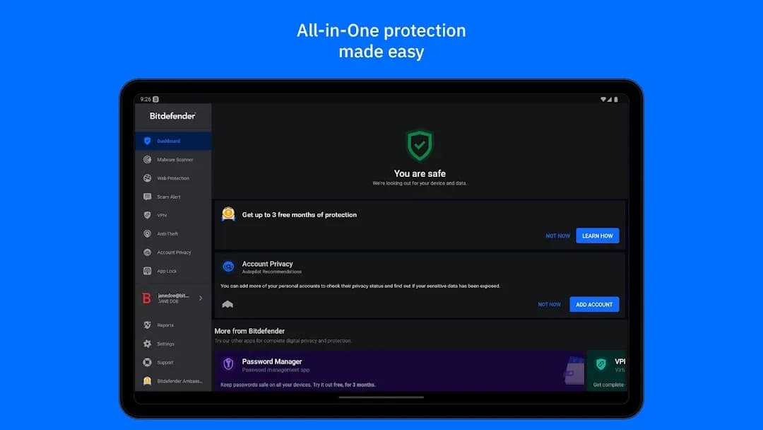 Bitdefender مهكر — لقطة شاشة 8