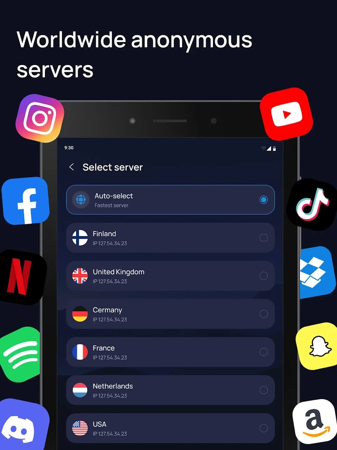 Blazar VPN مهكر — لقطة شاشة 7