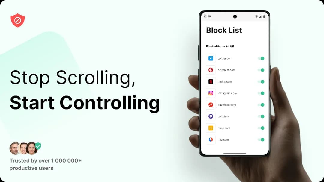 BlockSite Pro مهكر — لقطة شاشة 1
