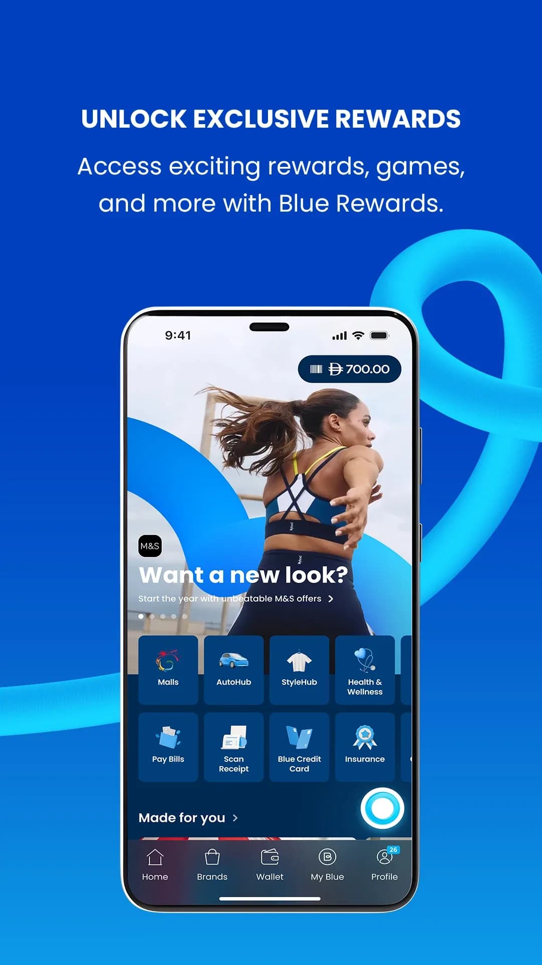 Blue Rewards مهكر — لقطة شاشة 1