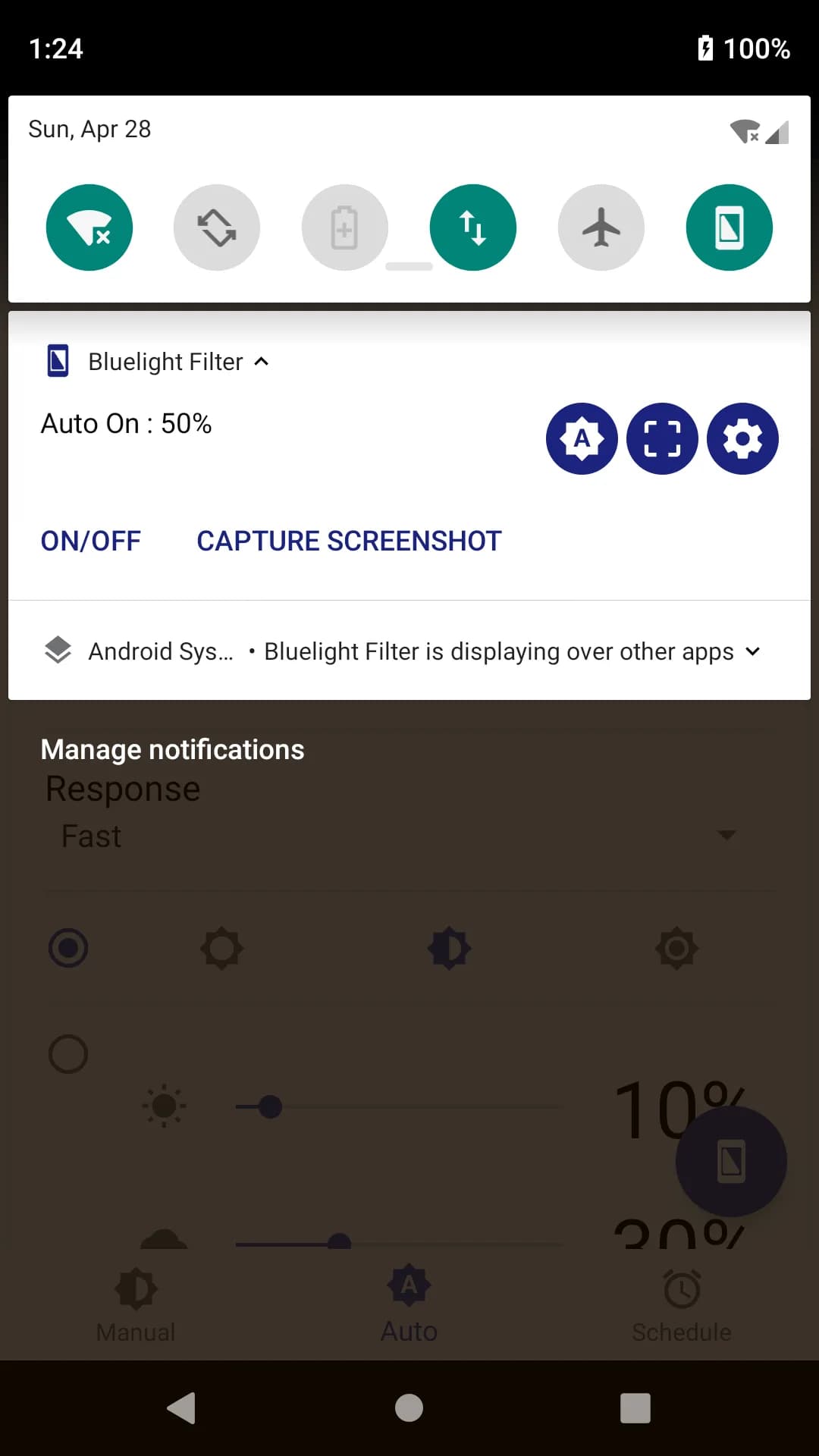 Bluelight Filter مهكر — لقطة شاشة 4