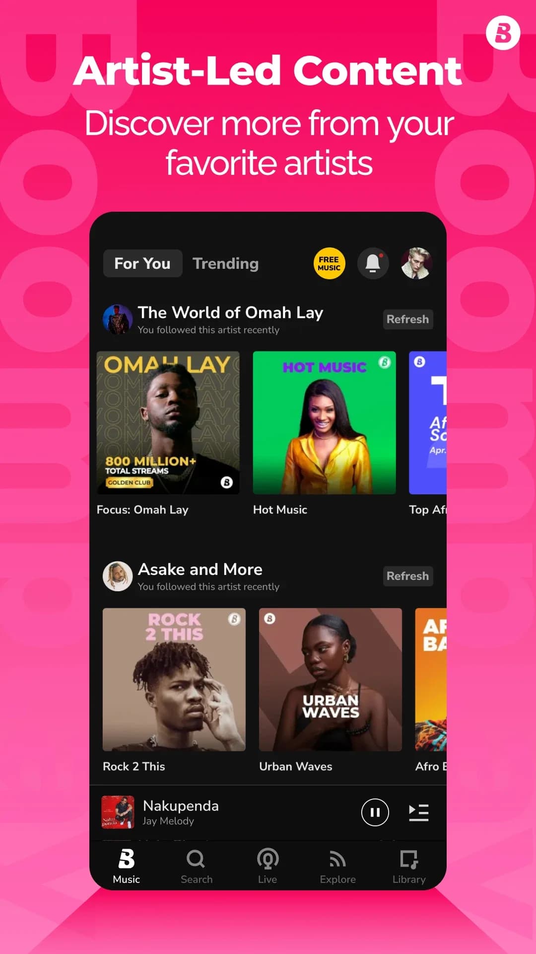 Boomplay مهكر — لقطة شاشة 3