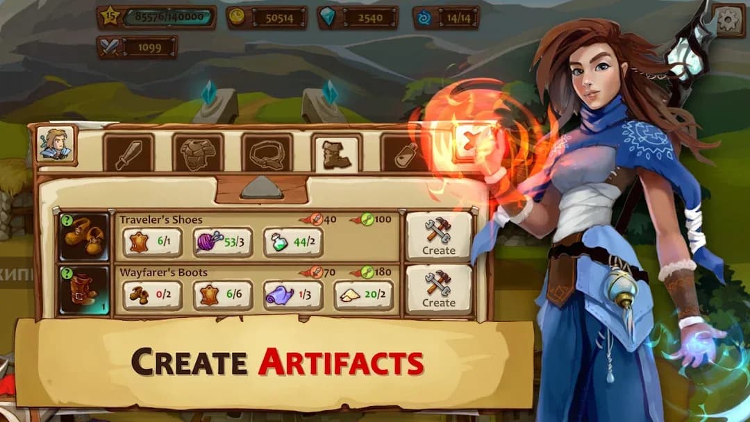 Braveland Heroes مهكر — لقطة شاشة 3