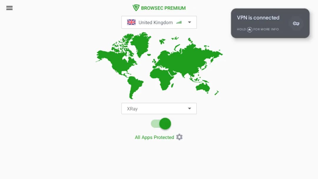 Browsec VPN مهكر — لقطة شاشة 5