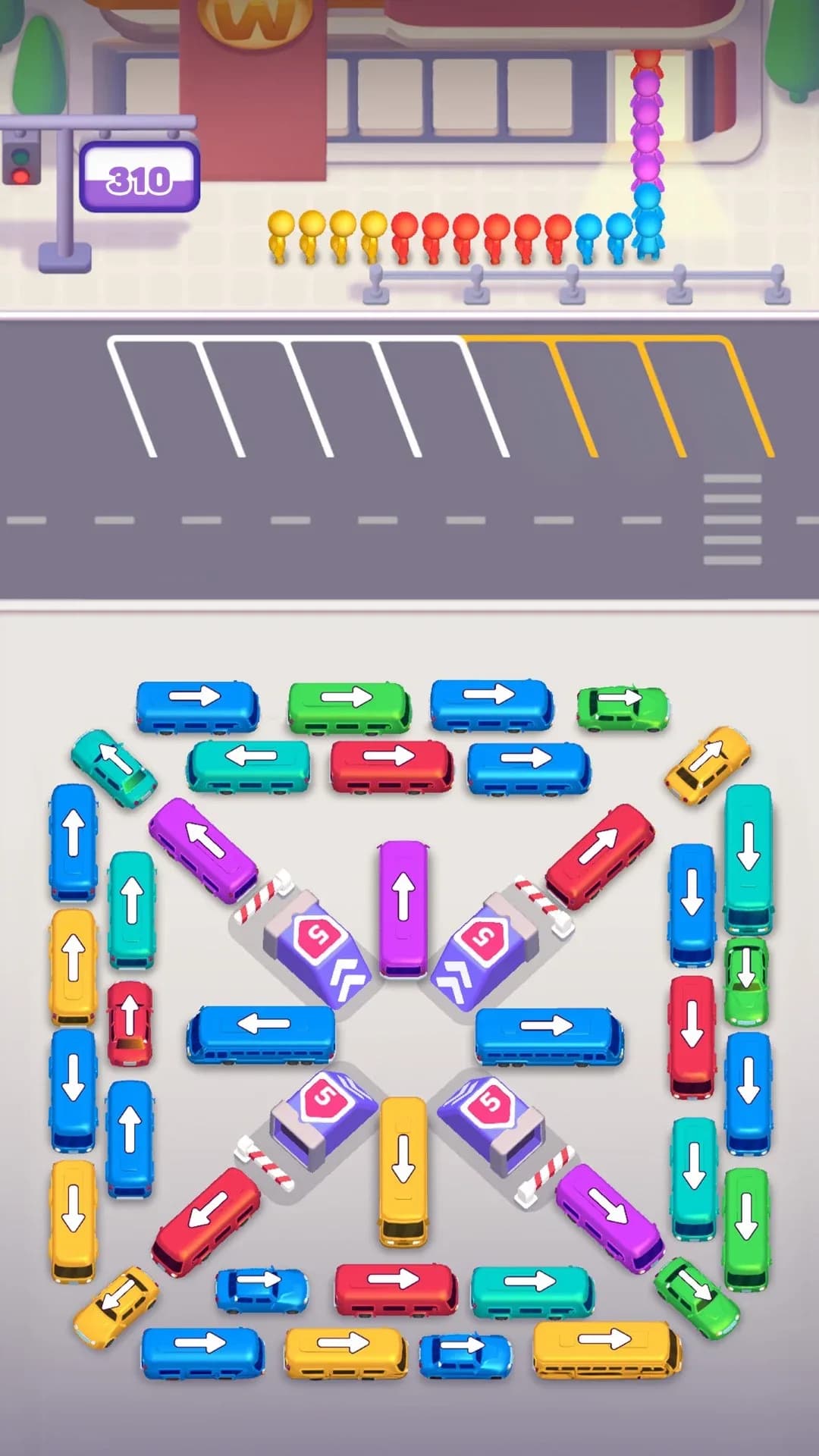 Bus Away: Traffic Jam مهكر — لقطة شاشة 4