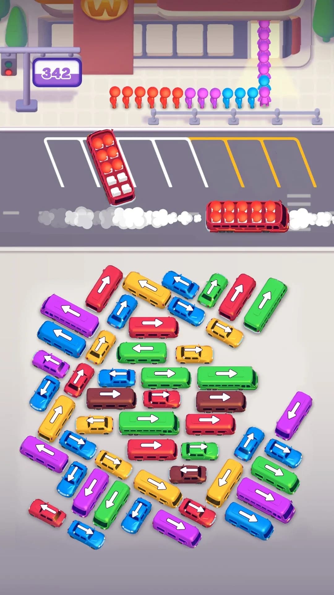 Bus Away: Traffic Jam مهكر — لقطة شاشة 7