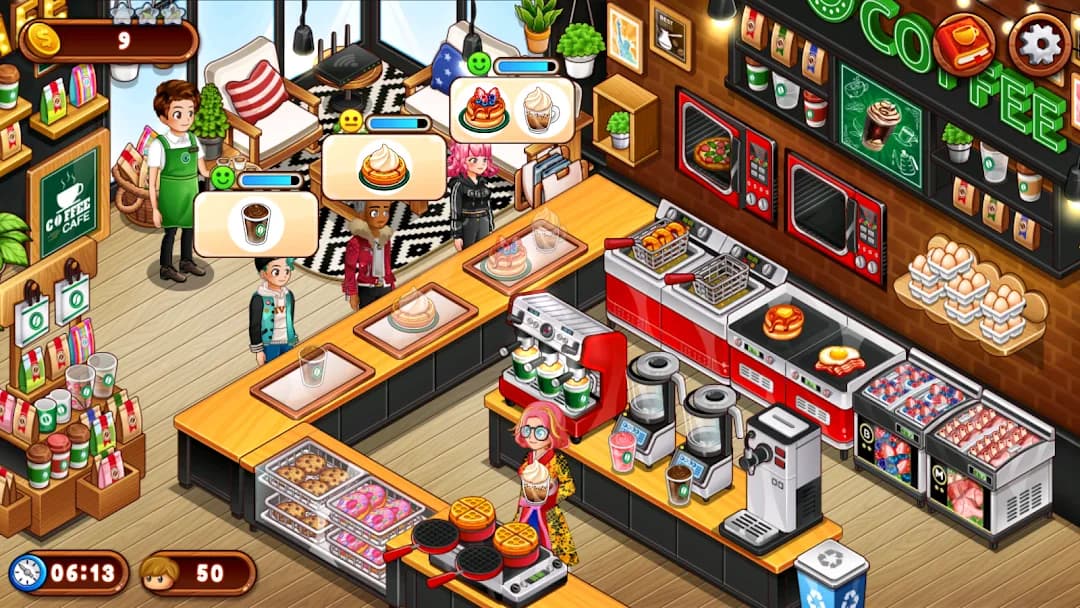 Cafe Panic مهكرة — لقطة شاشة 8