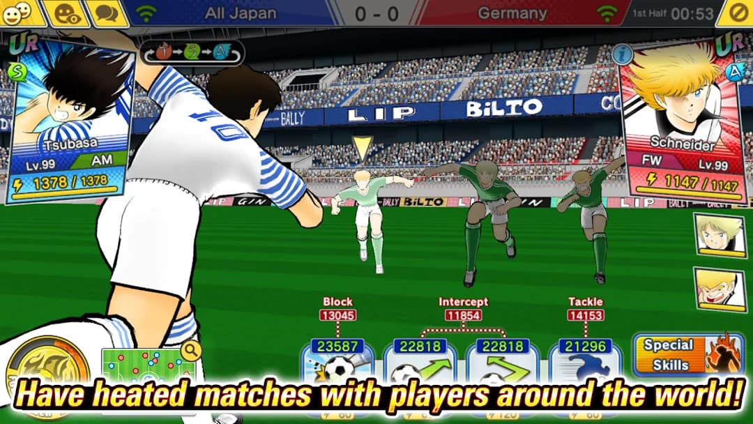 Captain Tsubasa مهكرة — لقطة شاشة 2