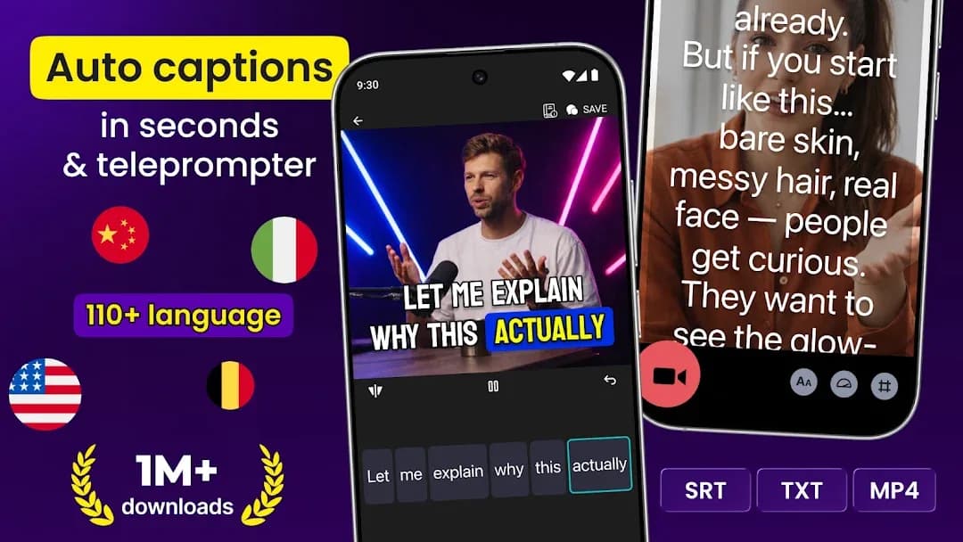 Caption Pro مهكر — لقطة شاشة 7