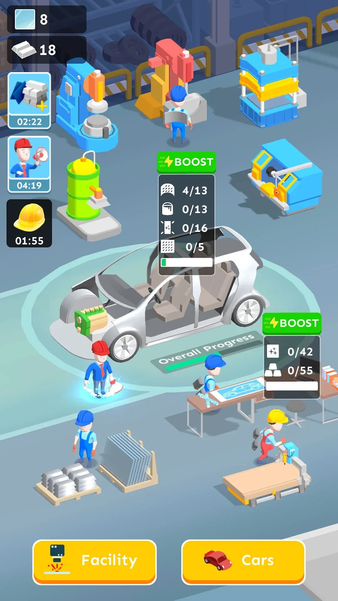 Car Assembly Simulator MOD — Screenshot 1
