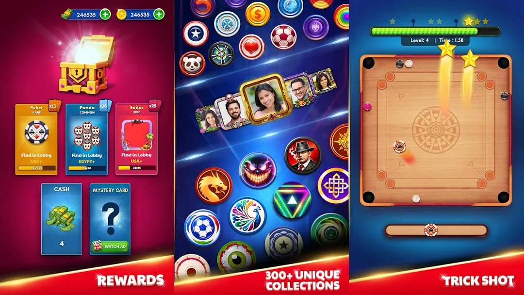 Carrom King مهكر — لقطة شاشة 3