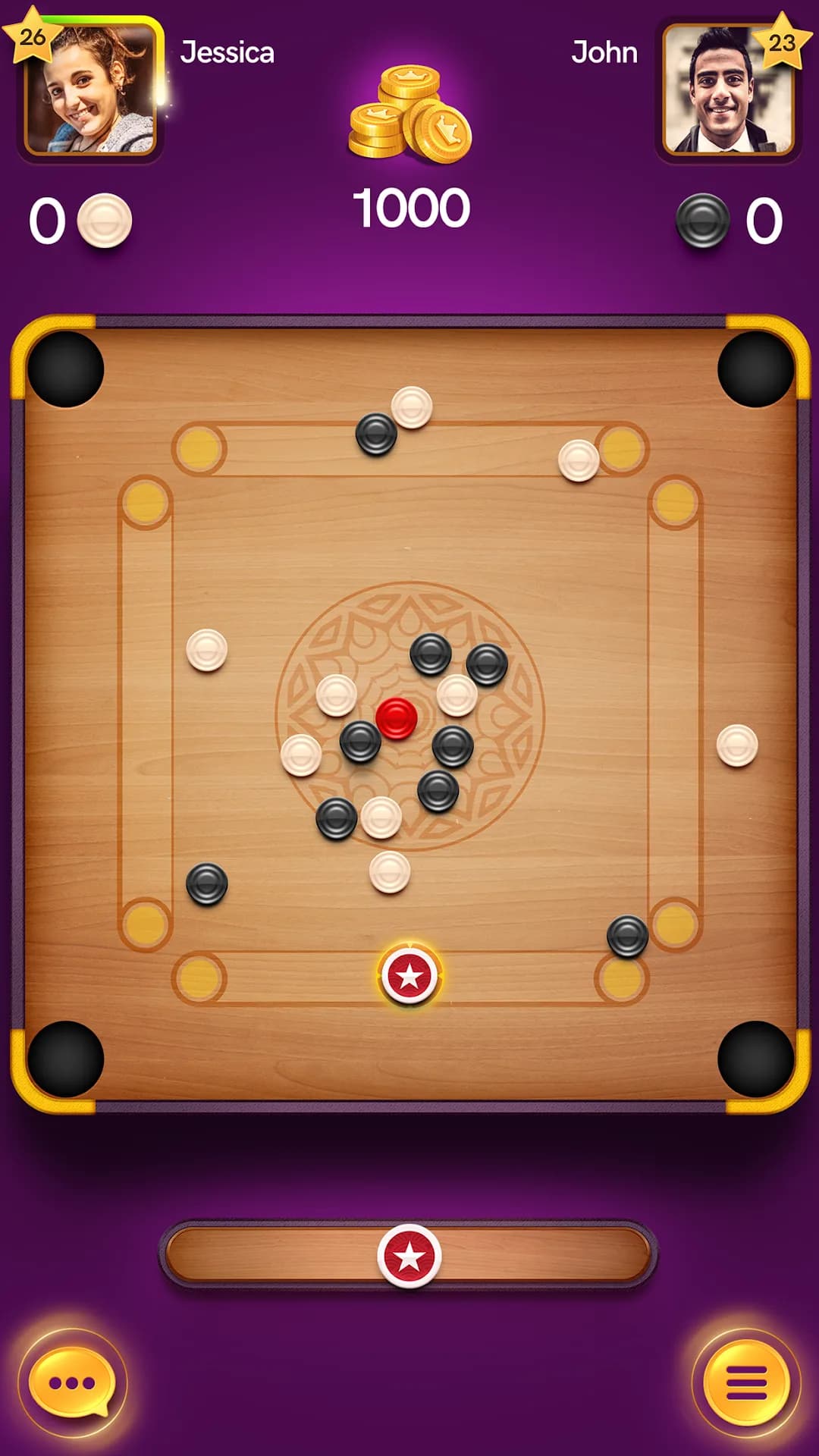 Carrom Pool مهكرة — لقطة شاشة 2