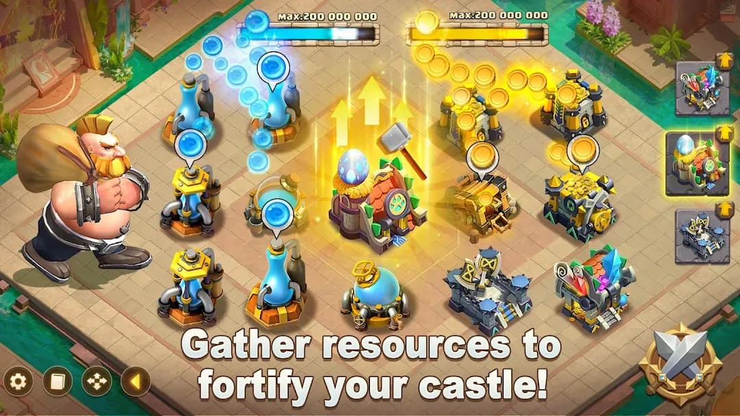 Castle Clash مهكرة — لقطة شاشة 4