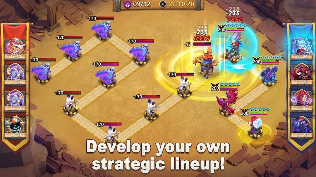 Castle Clash مهكرة — لقطة شاشة 6