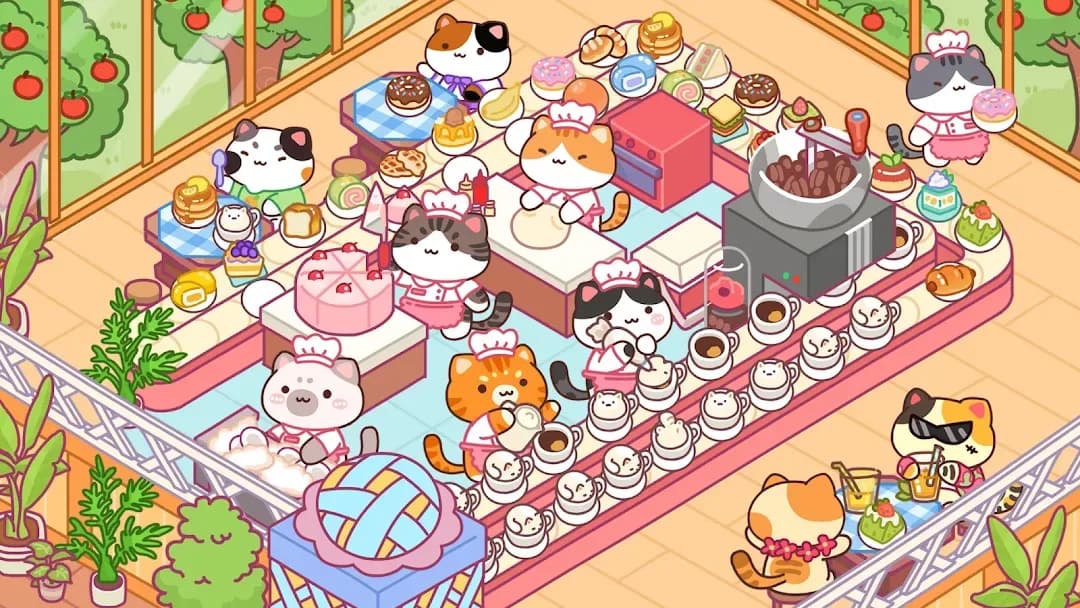Cat Cooking Bar مهكر — لقطة شاشة 7